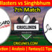 Today Match Prediction-Bokaro Blasters vs Singhbhum Strickers-Jharkhand T20 League-2022-JSCA-7th Match-Who Will Win