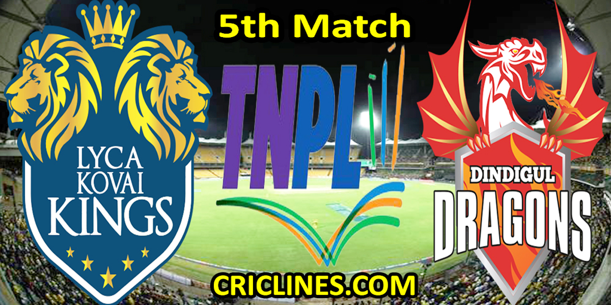 Today Match Prediction-LKK vs DDS-TNPL T20 2022-5th Match-Who Will Win