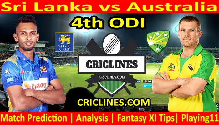 Today Match Prediction-Sri Lanka vs Australia-4th ODI-2022-Who Will Win Today