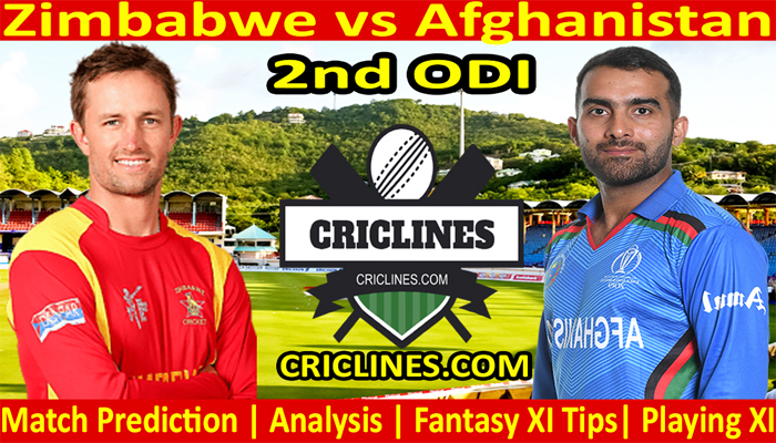 Today Match Prediction-Zimbabwe vs Afghanistan-2nd ODI 2022-Who Will Win