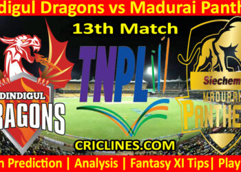 Today Match Prediction-DGD vs MPS-TNPL T20 2022-13th Match-Who Will Win