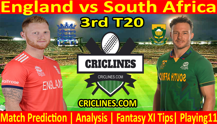 Today Match Prediction-ENG vs SA-3rd T20 Match-2022-Who Will Win
