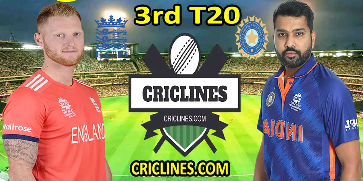 Today Match Prediction-England vs India-3rd T20 Match-2022-Who Will Win