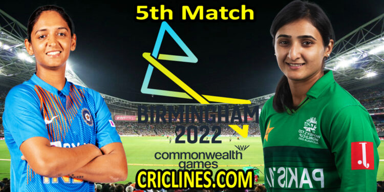 Today Match Prediction-India Women vs Pakistan Women-Commonwealth Games Womens Cricket Competition-2022-5th Match-Who Will Win