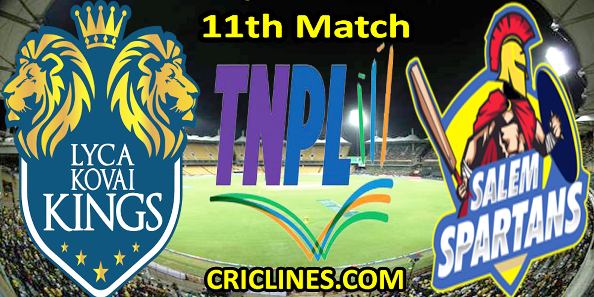 Today Match Prediction-LKK vs SLP-TNPL T20 2022-11th Match-Who Will Win