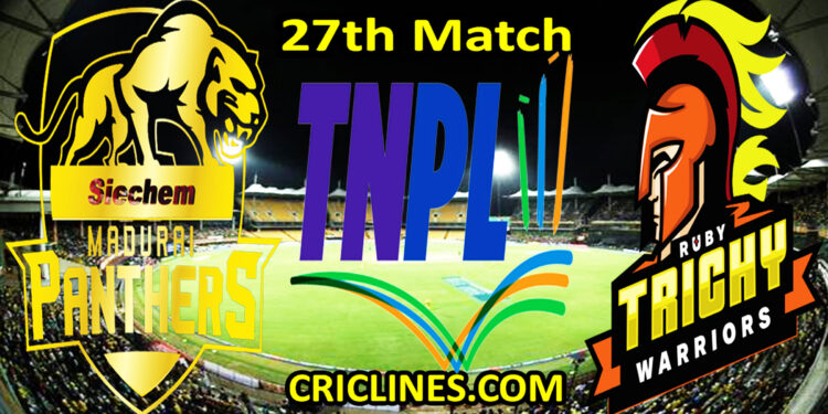 Today Match Prediction-MPS vs RTW-TNPL T20 2022-27th Match-Who Will Win