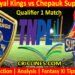 Today Match Prediction-Nellai Royal Kings vs Chepauk Super Gillies-TNPL T20 2022-Qualifier 1 Match-Who Will Win