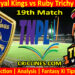 Today Match Prediction-Nellai Royal Kings vs Ruby Trichy Warriors-TNPL T20 2022-19th Match-Who Will Win
