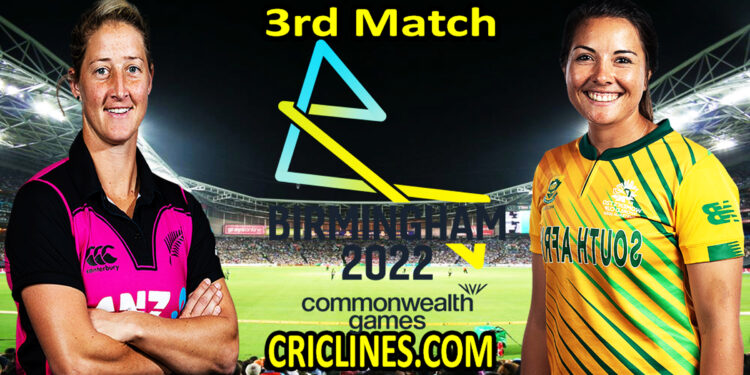 Today Match Prediction-New Zealand Women vs South Africa Women-Commonwealth Games Womens Cricket Competition-2022-3rd Match-Who Will Win