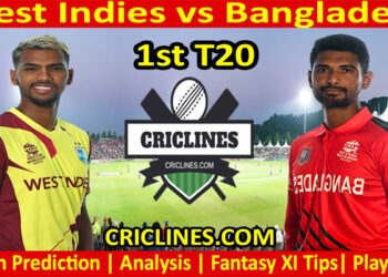 Today Match Prediction-West Indies vs Bangladesh-1st T20 2022-Who Will Win