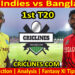 Today Match Prediction-West Indies vs Bangladesh-1st T20 2022-Who Will Win