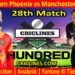 Today Match Prediction-Birmingham Phoenix vs Manchester Originals-The Hundred League-2022-28th Match-Who Will Win