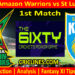 Today Match Prediction-Guyana Amazon Warriors vs St Lucia Kings-The 6ixty 2022-1st Match-Who Will Win
