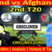 Today Match Prediction-IRE vs AFG-2nd T20-2022-Who Will Win Today
