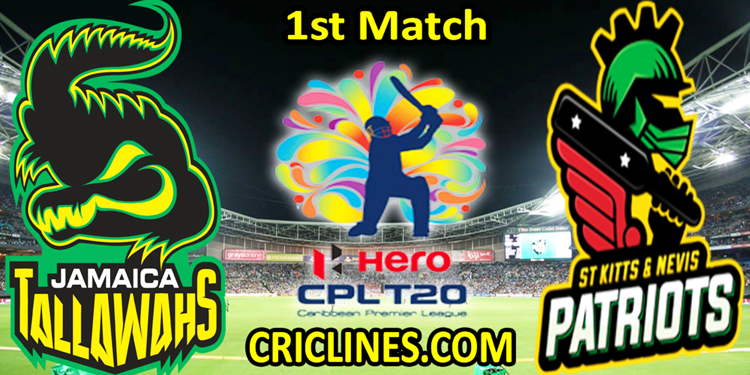 Today Match Prediction-JTS vs SNP-CPL T20 2022-1st Match-Who Will Win