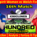 Today Match Prediction-London Spirit Women vs Welsh Fire Women-The Hundred Womens Competition 2022-16th Match-Who Will Win