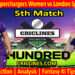 Today Match Prediction-Northern Superchargers Women vs London Spirit Women-The Hundred Womens Competition 2022-5th Match-Who Will Win