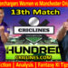 Today Match Prediction-Northern Superchargers Women vs Manchester Originals Women-The Hundred Womens Competition 2022-13th Match-Who Will Win