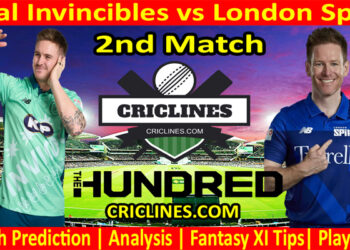 Today Match Prediction-Oval Invincibles vs London Spirit-The Hundred League-2022-2nd Match-Who Will Win