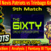 Today Match Prediction-St Kitts and Nevis Patriots vs Trinbago Knight Riders-The 6ixty 2022-9th Match-Who Will Win