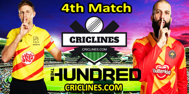 Today Match Prediction-TRS vs BPX-The Hundred League-2022-4th Match-Who Will Win
