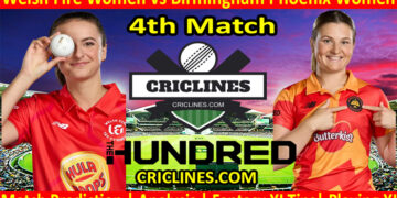 Today Match Prediction-Welsh Fire Women vs Birmingham Phoenix Women-The Hundred Womens Competition 2022-4th Match-Who Will Win