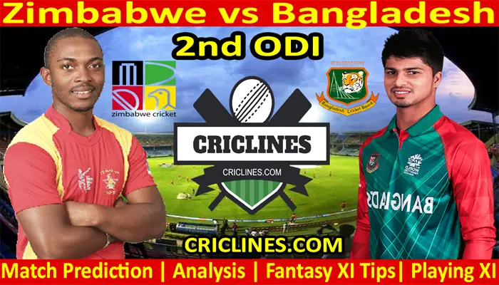 Today Match Prediction-ZIM vs BAN-2nd ODI-2022-Who Will Win Today
