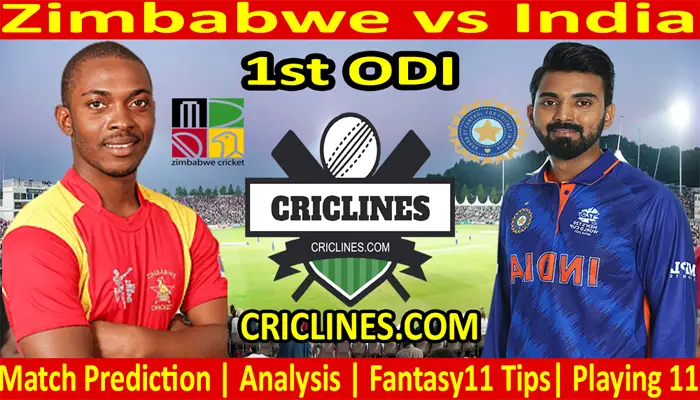 Today Match Prediction-ZIM vs IND-1st ODI-2022-Who Will Win