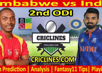 Today Match Prediction-ZIM vs IND-2nd ODI-2022-Who Will Win