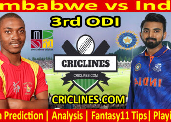 Today Match Prediction-ZIM vs IND-3rd ODI-2022-Who Will Win