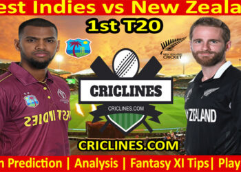 WI vs NZ-Today Match Prediction-1st T20-2022-Who Will Win