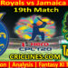 Today Match Prediction-Barbados Royals vs Jamaica Tallawahs-CPL T20 2022-19th Match-Who Will Win