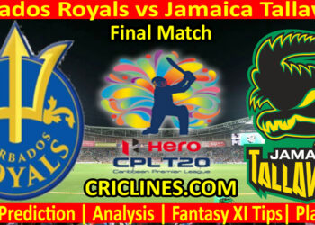 Today Match Prediction-Barbados Royals vs Jamaica Tallawahs-CPL T20 2022-Final Match-Who Will Win