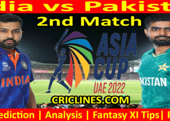 Today Match Prediction-India vs Pakistan-Asia Cup 2022-Super Four-2nd Match-Who Will Win