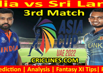 Today Match Prediction-India vs Sri Lanka-Asia Cup 2022-Super Four-3rd Match-Who Will Win