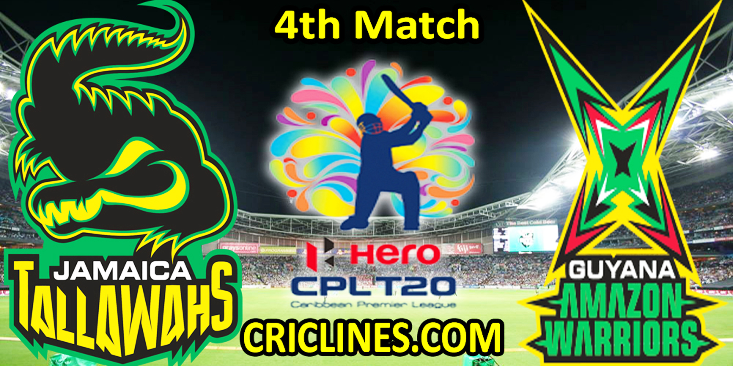Today Match Prediction-JTS vs GAW-CPL T20 2022-4th Match-Who Will Win
