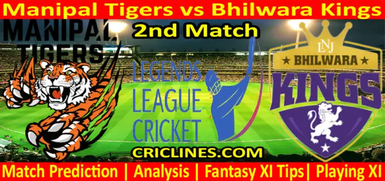 Today Match Prediction-Manipal Tigers vs Bhilwara Kings-Dream11-LLC T20-2nd Match-Who Will Win