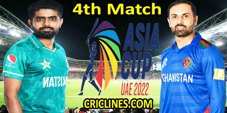 Today Match Prediction-Pakistan vs Afghanistan-Asia Cup 2022-Super Four-4th Match-Who Will Win