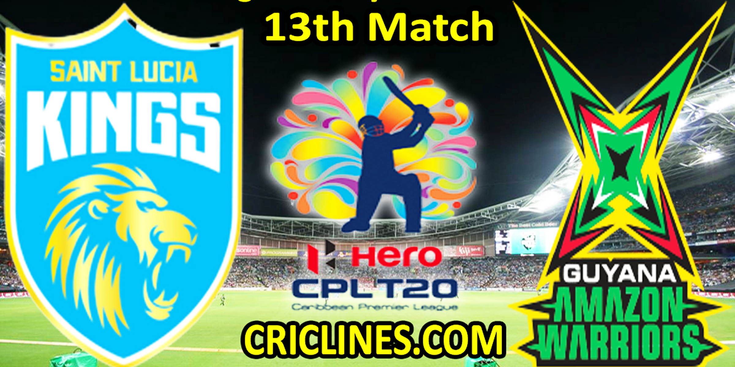 Today Match Prediction-SLK vs GAW-CPL T20 2022-13th Match-Who Will Win