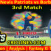 Today Match Prediction-St Kitts and Nevis Patriots vs Barbados Royals-CPL T20 2022-3rd Match-Who Will Win
