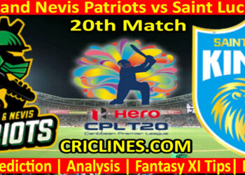 Today Match Prediction-St Kitts and Nevis Patriots vs Saint Lucia Kings-CPL T20 2022-20th Match-Who Will Win
