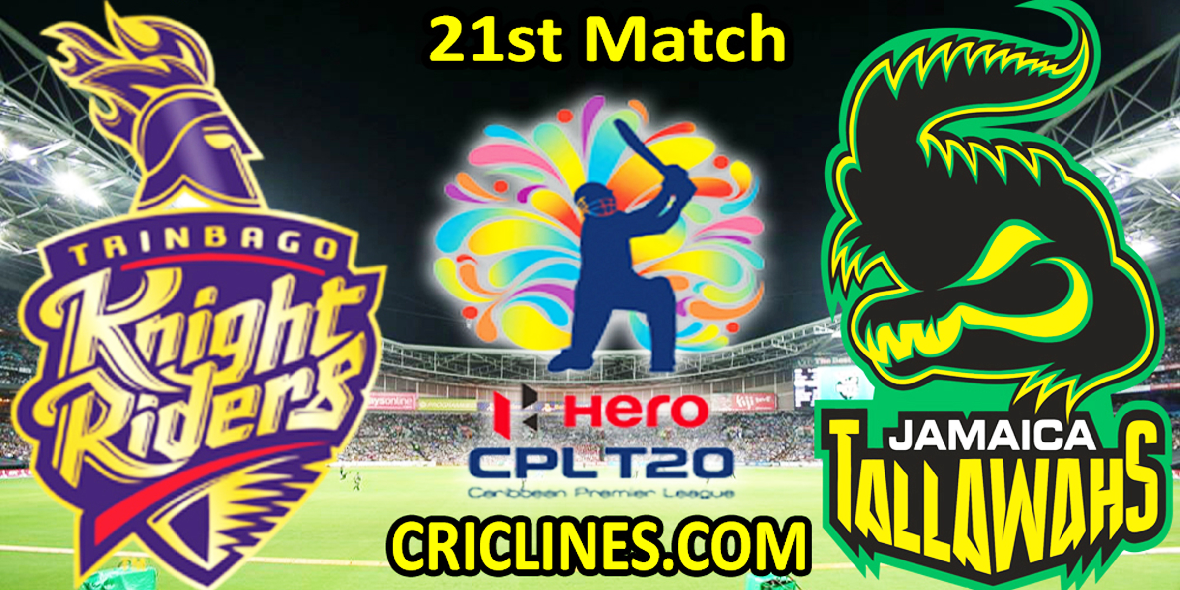 Today Match Prediction-TKR vs JTS-CPL T20 2022-21st Match-Who Will Win