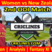 Today Match Prediction-WIW vs NZW-2nd ODI 2022-Who Will Win