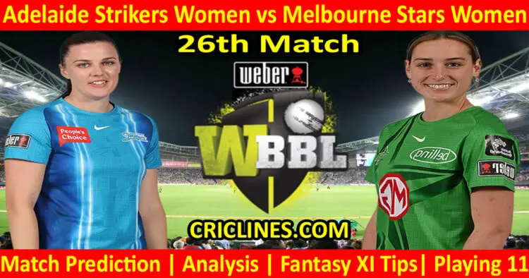 Today Match Prediction-ADSW vs MLSW-WBBL T20 2022-26th Match-Who Will Win