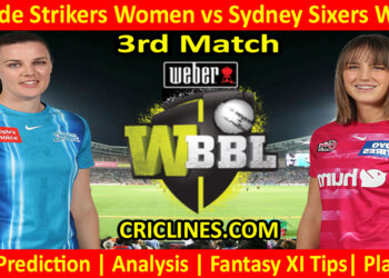 Today Match Prediction-ADSW vs SYSW-WBBL T20 2022-3rd Match-Who Will Win