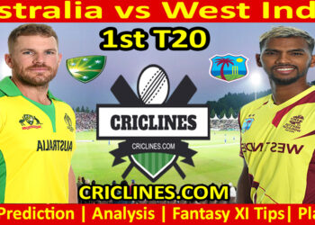 Today Match Prediction-AUS vs WI-1st T20 2022-Who Will Win