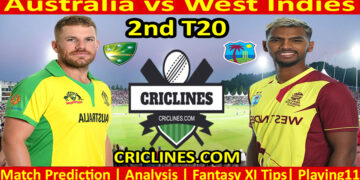 Today Match Prediction-AUS vs WI-2nd T20 2022-Who Will Win