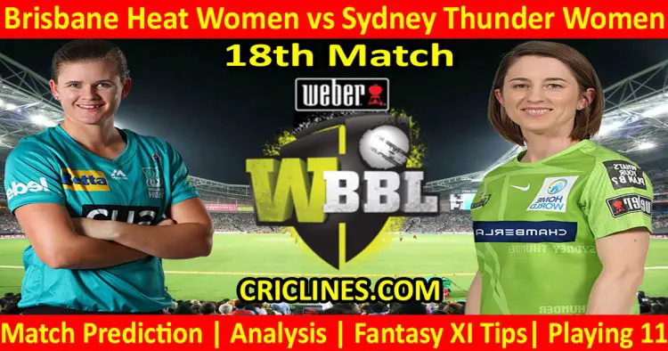 Today Match Prediction-BBHW vs SYTW-WBBL T20 2022-18th Match-Who Will Win