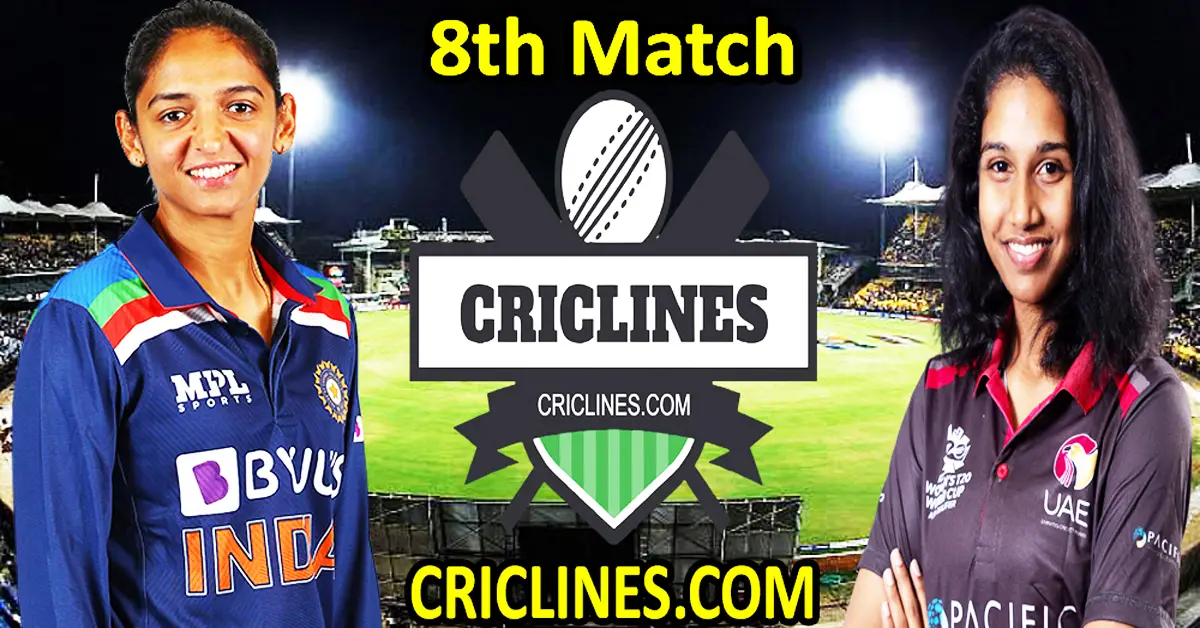 Today Match Prediction-India Women vs United Arab Emirates Women-Womens Asia Cup-2022-8th Match-Who Will Win