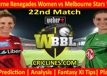 Today Match Prediction-MLRW vs MLSW-WBBL T20 2022-22nd Match-Who Will Win